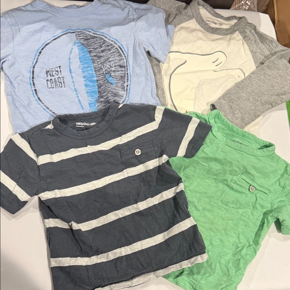 FOUR GAP T-Shirts. Size 2 years.